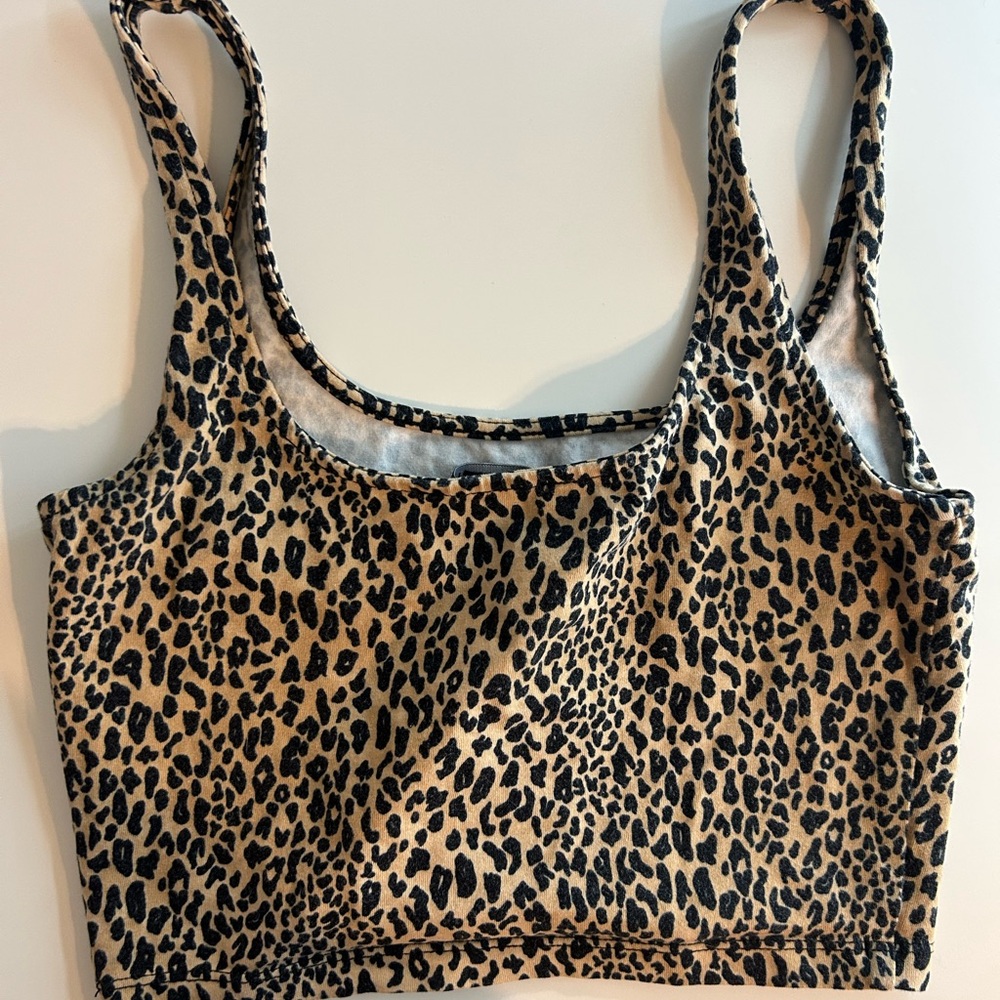 Forever 21 Animal Print Sports Bra